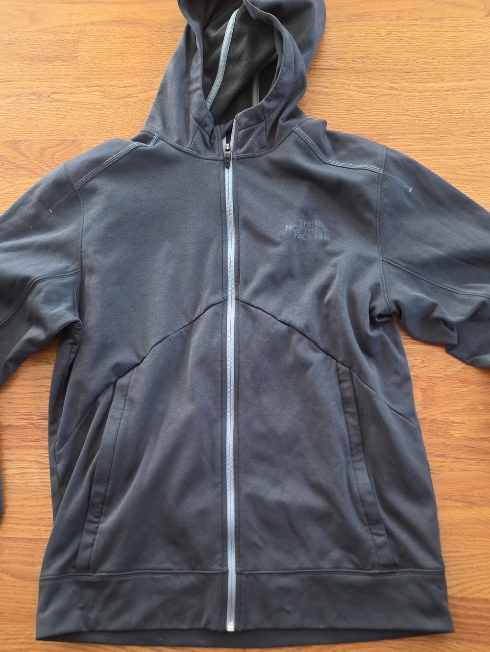 The North Face Men's Hooded Full-Zip Jacket - Charcoal